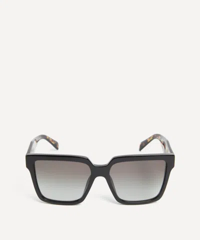 PRADA PRADA WOMEN'S RECTANGULAR TWO-TONE ACETATE SUNGLASSES
