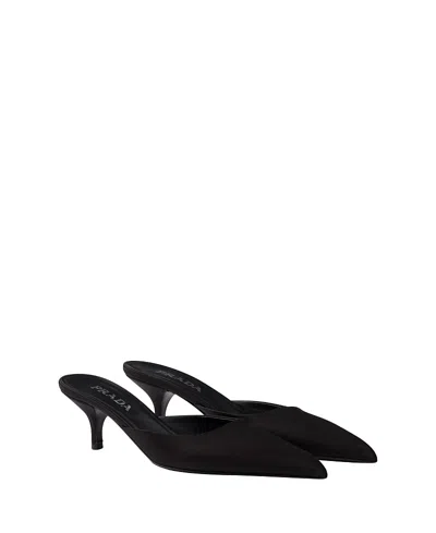 PRADA WOMEN'S SATIN MULES
