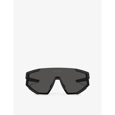 PRADA WOMENS BLACK PS 04WS PILLOW-FRAME NYLON SUNGLASSES