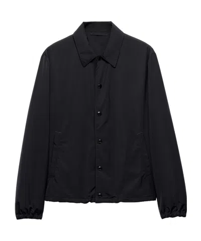 PRADA PRADA DRAWSTRING HEM SHIRT JACKET
