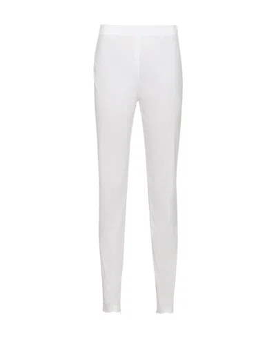 PRADA PRADA LOGO DETAILED HIGH-WAIST PANTS