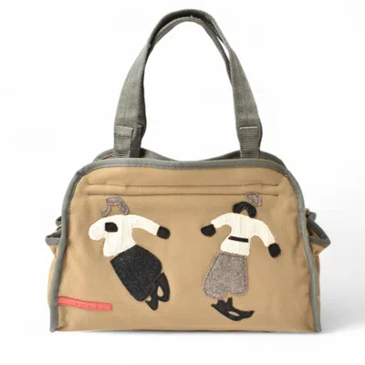 PRADASPORTS CANVAS NYLON BOSTON BAG HANDBAG (PRE-OWNED)