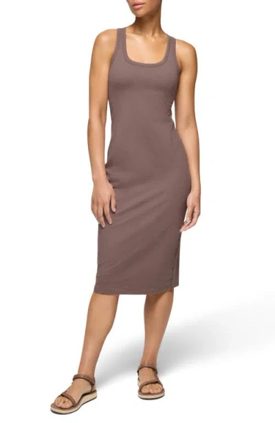 PRANA PRANA HEVANA RACERBACK PERFORMANCE MIDI DRESS