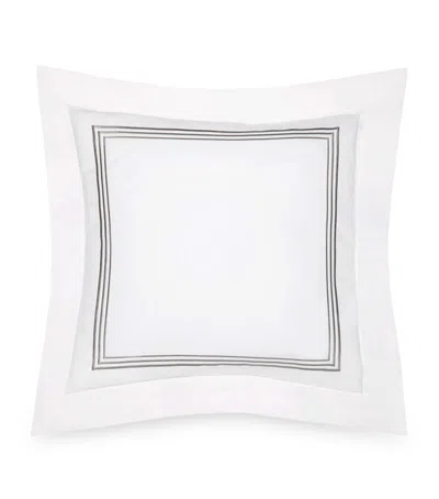 PRATESI TRE RIGHE SQUARE OXFORD PILLOWCASE