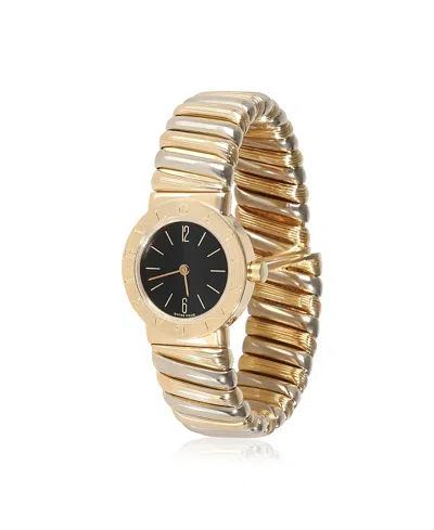 PRE-OWNED BVLGARI PRE-OWNED BVLGARI WHITE GOLD/YELLOW GOLD TUBOGAS BB 23 2T 25.00