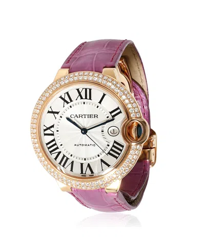 PRE-OWNED CARTIER PRE-OWNED CARTIER ROSE GOLD BALLON BLEU WE900851 44.00