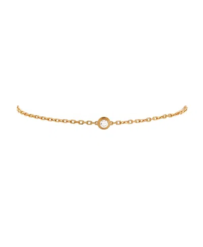 PRE-OWNED CARTIER PRE-OWNED CARTIER SMALL D'AMOUR BRACELET 18K GOLD AND DIAMOND