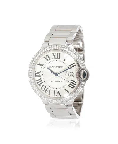 PRE-OWNED CARTIER PRE-OWNED CARTIER WHITE GOLD BALLON BLEU DE CARTIER WE9009Z3 44.10