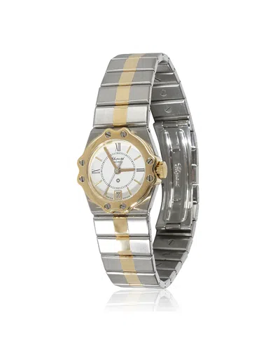 PRE-OWNED CHOPARD PRE-OWNED CHOPARD STAINLESS STEEL/YELLOW GOLD ST. MORITZ 8024 25.30