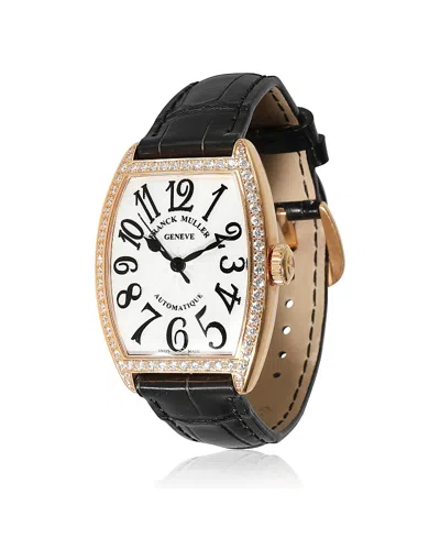 PRE-OWNED FRANCK MULLER PRE-OWNED FRANCK MULLER ROSE GOLD CINTREE CURVEX 7500 SC AT F0 D 1R 31.50