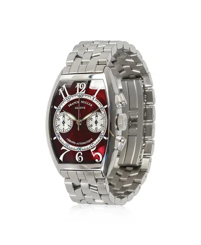 PRE-OWNED FRANCK MULLER PRE-OWNED FRANCK MULLER STAINLESS STEEL CASABLANCA CHRONO 5850 CC A 34.20