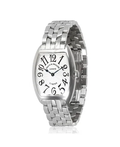 PRE-OWNED FRANCK MULLER PRE-OWNED FRANCK MULLER STAINLESS STEEL CINTREE CURVEX 7502 QZ 31.00