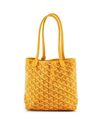PRE-OWNED GOYARD PRE-OWNED GOYARD SAINT LOUIS JUNIOR TOTE COATED CANVAS