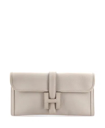 PRE-OWNED HERMES PRE-OWNED HERMES 29 JIGE ELAN CLUTCH EVERCOLOR