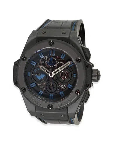 PRE-OWNED HUBLOT PRE-OWNED HUBLOT CERAMIC KING POWER ST BARTH 710.C1.1119.GR. STB11 56.70