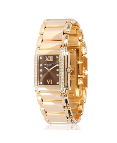 PRE-OWNED PATEK PHILIPPE PRE-OWNED PATEK PHILIPPE ROSE GOLD TWENTY-4 4910/11R-010 27.50