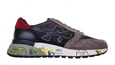 PREMIATA PREMIATA HERRENSCHUHE SNEAKER STOFF WILDLEDER MICK_6420 GRAU