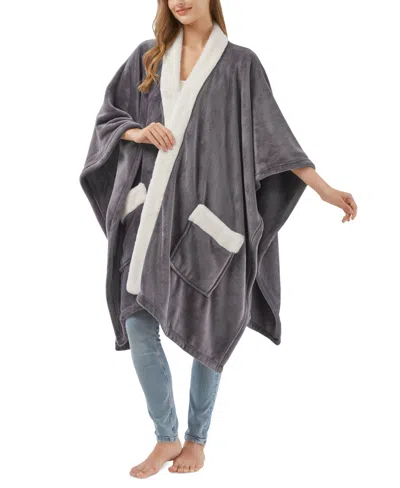 PREMIER COMFORT COZY PLUSH PRINTED WRAP, 50" X 70", EXCLUSIVELY AT MACY'S