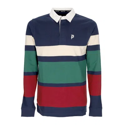PRIMITIVE MEN'S LONG SLEEVE POLO L/S DIRTY P POLO NAVY