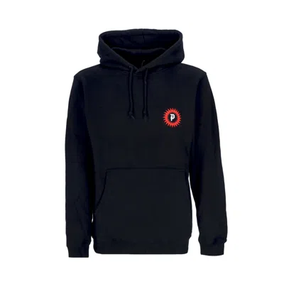 PRIMITIVE MEN'S RED CAP HOODIE BLACK