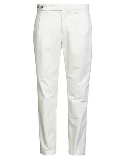 PRIMO EMPORIO PRIMO EMPORIO MAN PANTS IVORY SIZE 42 COTTON, ELASTANE