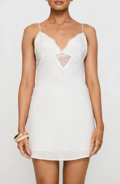 PRINCESS POLLY PRINCESS POLLY ARTEA LACE TRIM MINIDRESS