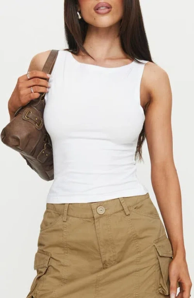 PRINCESS POLLY PRINCESS POLLY BLEEKER STRETCH COTTON TANK