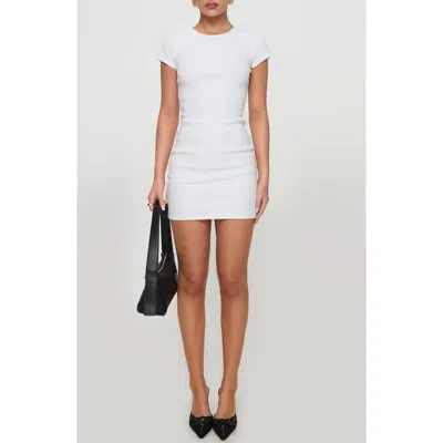 PRINCESS POLLY PRINCESS POLLY CLASSIC STRETCH COTTON RIB MINIDRESS