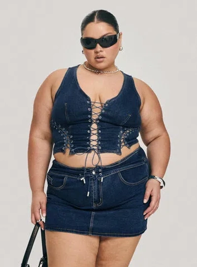 PRINCESS POLLY CURVE POPULAR LOW RISE MINI SKIRT