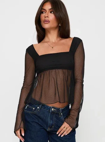 PRINCESS POLLY FIORELLO LONG SLEEVE TOP