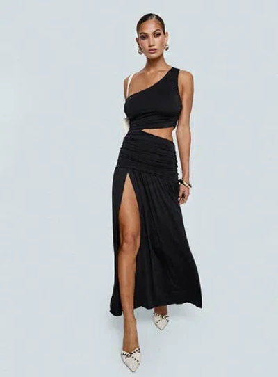 PRINCESS POLLY LOWER IMPACT MAGNETIZE RUCHED MAXI DRESS