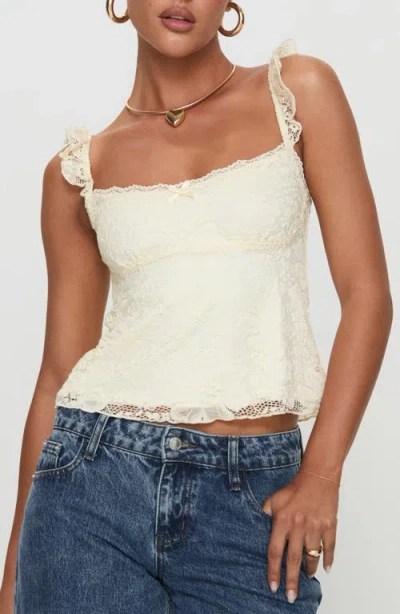 PRINCESS POLLY PRINCESS POLLY MADALINE LACE BABYDOLL TANK