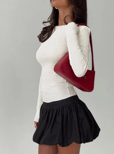 PRINCESS POLLY MARENTINO BUBBLE HEM MINI SKIRT