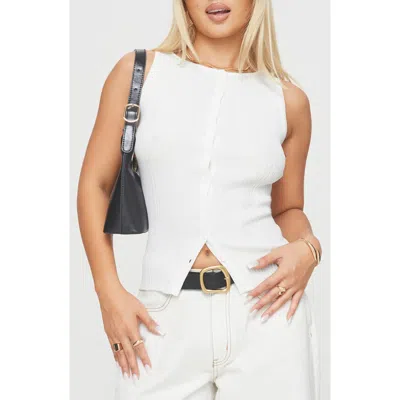 PRINCESS POLLY PRINCESS POLLY OREGANO RIB BUTTON-UP TANK