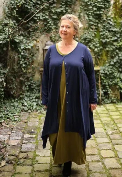 PRIVATSACHEN PRIVATSACHEN - LAGENLOOK SHIRT JACKE LARVEGAN GR 44 46 48 50 52 54 56 - RAUM