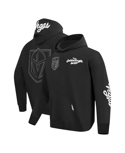 PRO STANDARD MEN'S BLACK VEGAS GOLDEN KNIGHTS PAINT THE CITY PULLOVER HOODIE