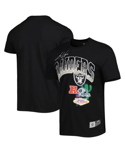 PRO STANDARD MEN'S PRO STANDARD BLACK LAS VEGAS RAIDERS HOMETOWN COLLECTION T-SHIRT