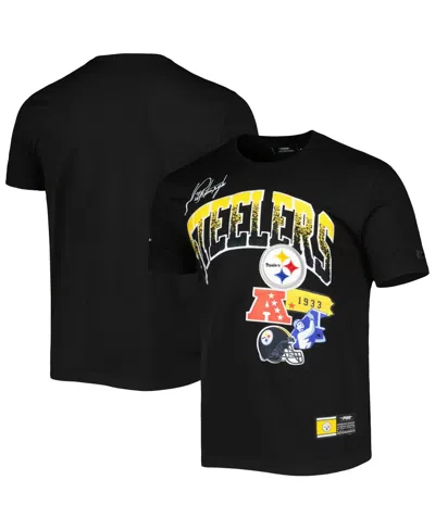 PRO STANDARD MEN'S PRO STANDARD BLACK PITTSBURGH STEELERS HOMETOWN COLLECTION T-SHIRT