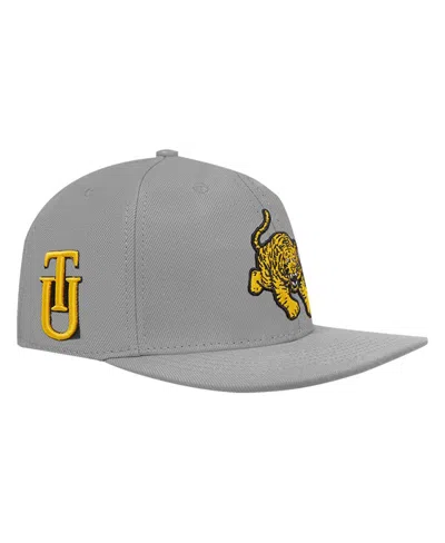 PRO STANDARD MEN'S PRO STANDARD GRAY TUSKEGEE GOLDEN TIGERS EVERGREEN MASCOT SNAPBACK HAT