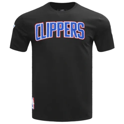 PRO STANDARD MENS PRO STANDARD CLIPPERS CLASSIC CHENILLE SJ TEE