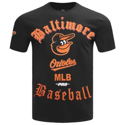 PRO STANDARD MENS PRO STANDARD ORIOLES OLD ENGLISH SJ TEE