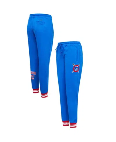 PRO STANDARD WOMEN'S PRO STANDARD ROYAL CHICAGO CUBS MASH UP SWEATPANTS