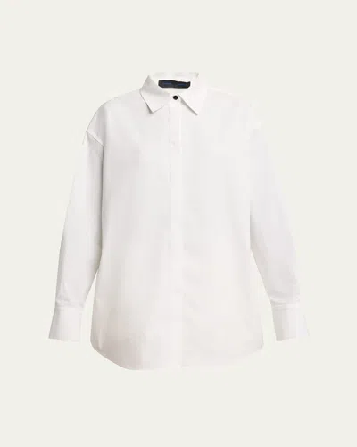 PROENZA SCHOULER ADDY COMPACT COTTON POPLIN BUTTON-DOWN SHIRT