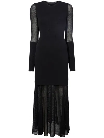 PROENZA SCHOULER ANITA FINE-KNIT MAXI DRESS