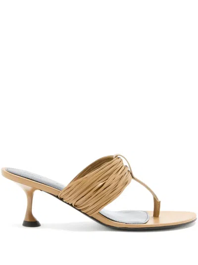 PROENZA SCHOULER RUCHED-UPPER SANDALS