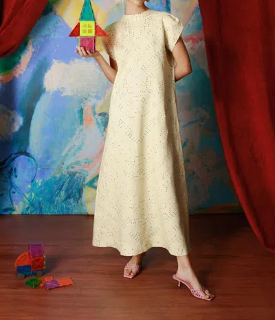 PROJECT ADAMO RUMMI MAXI DRESS IN BUTTER