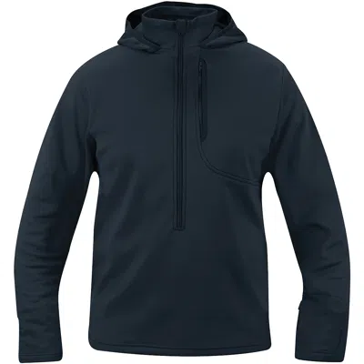 PROPPER PROPPER V2 HOODIE WARM MIT KAPUZE HERREN FLEECE PULLOVER 3/4 ZIP TOP LAPD NAVY