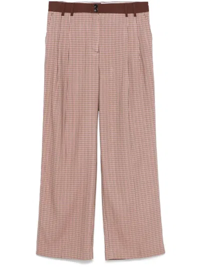 PS BY PAUL SMITH CHECK-PATTERN TROUSERS