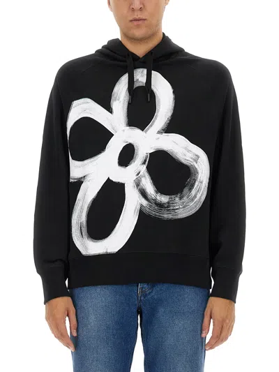 PS BY PAUL SMITH "HAPPY FLOWER" SWEATSHIRT