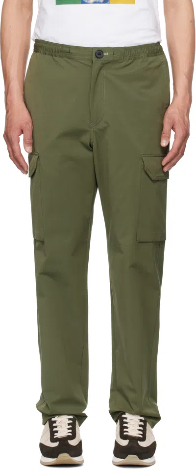 PS BY PAUL SMITH KHAKI BUTTON POCKET CARGO PANTS